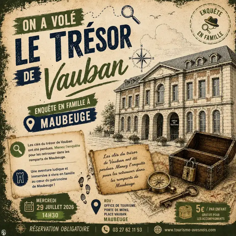 À Maubeuge, une chasse au trésor familiale le 29 juillet