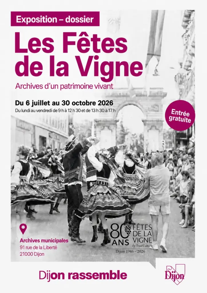 Fêtes de la Vigne à Dijon : 80 ans d’archives en accès gratuit