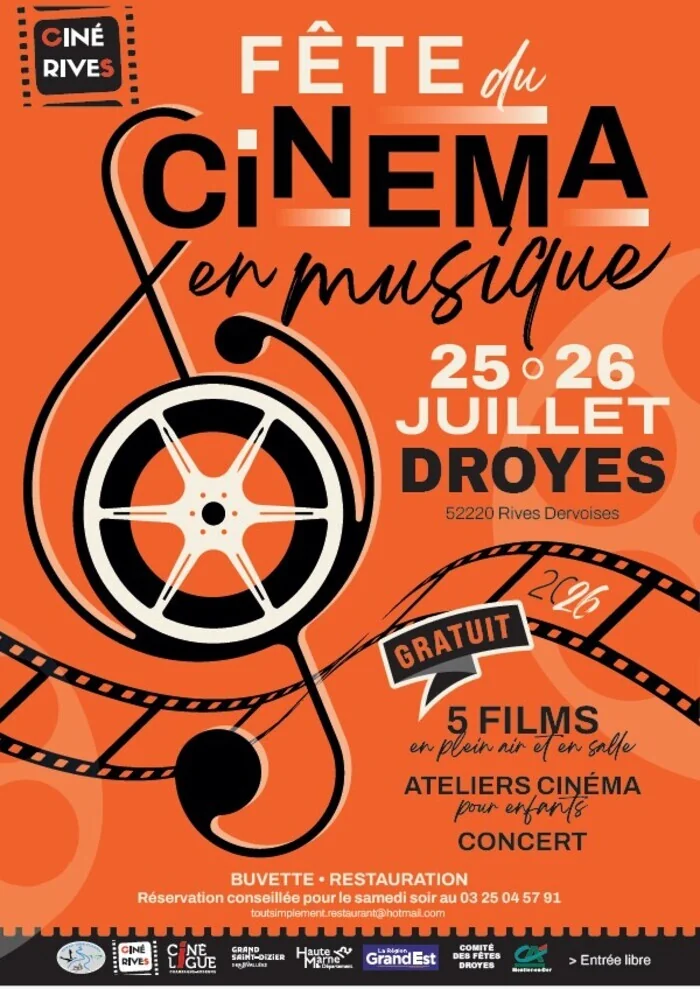Saint-Dizier : Fête du cinéma à Droyes les 25 et 26 juillet: les informations pratiques