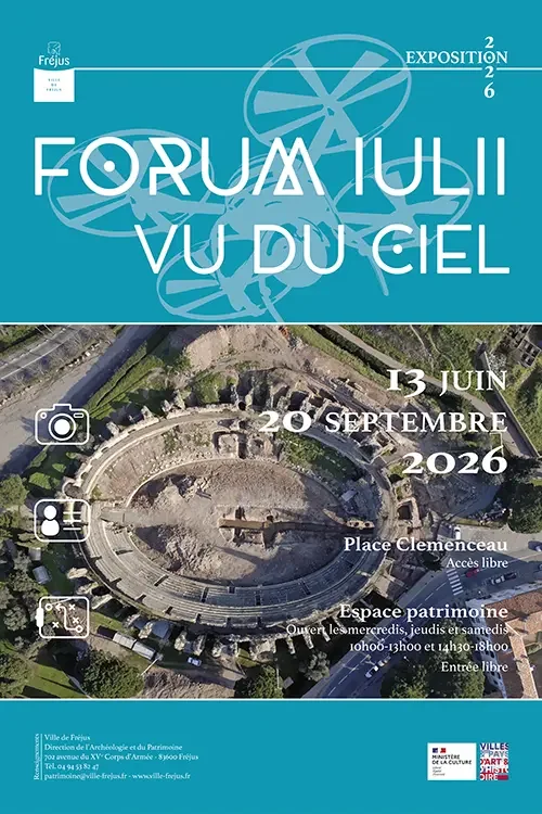 Forum Iulii vu du ciel : l’expo gratuite de Fréjus