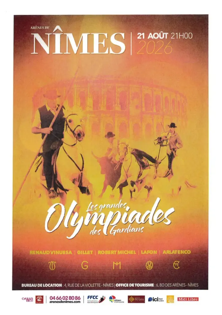 Grandes Olympiades des Gardians à Nîmes : le guide pratique