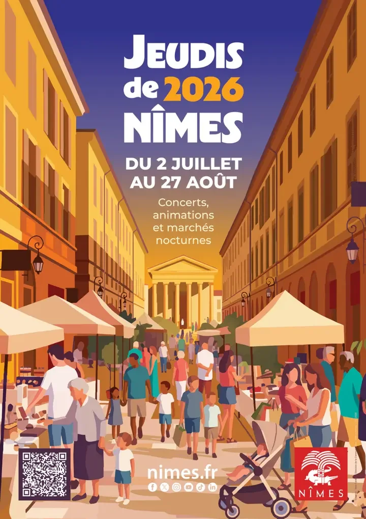 Les Jeudis de Nîmes animent gratuitement l’été jusqu’au 27 août