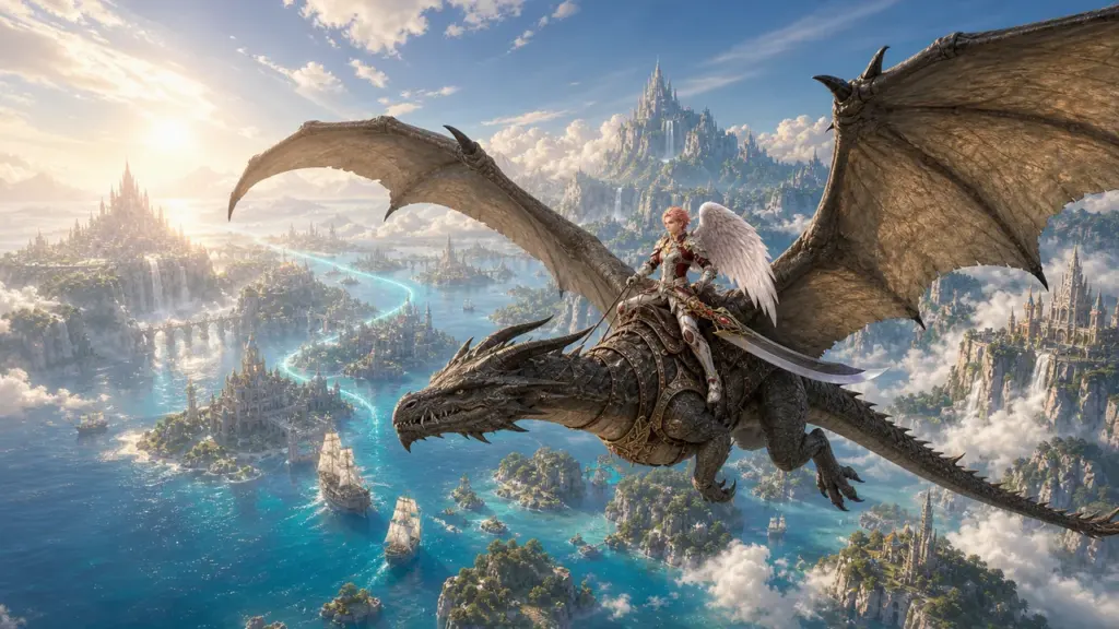 Illustration conceptuelle 1 du MMORPG avec IA Lineage2AI