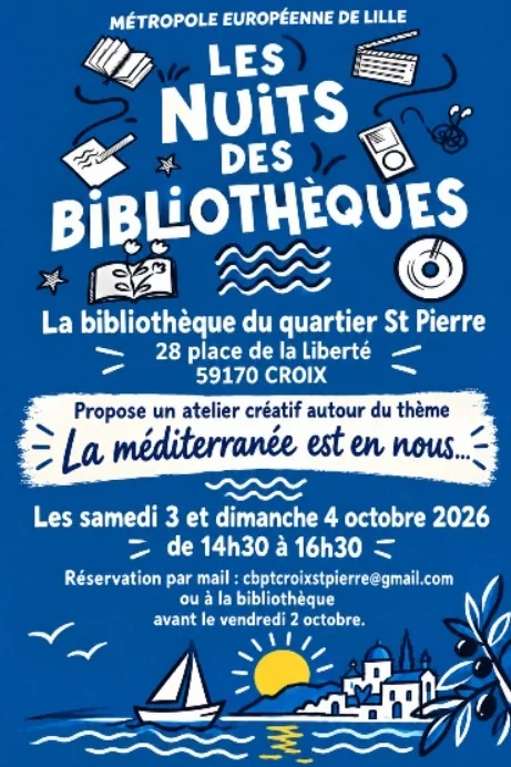 À Croix, la bibliothèque Saint-Pierre ouvre ses portes pour un week-end créatif