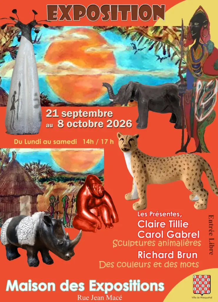 Trois artistes à découvrir à la Maison des expositions de Wasquehal