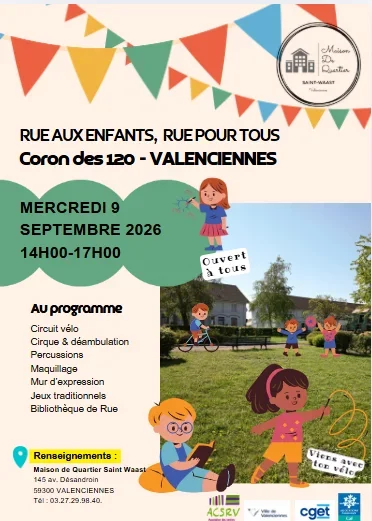Valenciennes : « Rue aux enfants » gratuite le 9 septembre